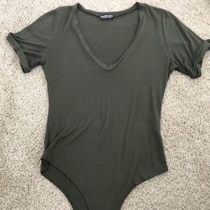 Olive Green Fashion Nova Bodysuit